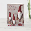 Search for gnome christmas cards Red