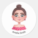 Search for big eyes stickers Girl