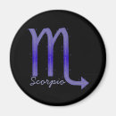 Recherche de zodiaque refrigérateur magnets Bleu