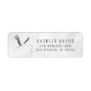 Search for stork return address labels Watercolor