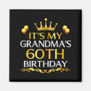 Search for 60th birthday magnets Happy
