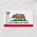 Recherche de la californie cartes visite État