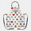 Search for symbolism aprons Red