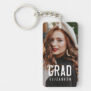 Search for college rectangular keychains Grad