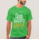 Search for lucky dad tshirts Four leaf clover