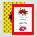 Search for pop art invitations Retro