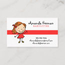 Search for stick figures business cards Children