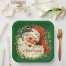 Search for santa claus paper plates White beard