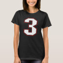 Recherche de numéro 3 tshirts Équipe