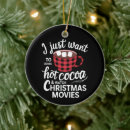 Search for hot chocolate ornaments Santa
