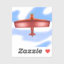 Recherche de avion rouge autocollants Ciel