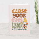 Search for eyes closed cards Nature