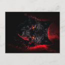 Search for black wolf postcards Fantasy