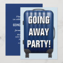 Search for luggage invitations Blue