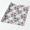 Recherche de navy floral wrapping paper Fleurs