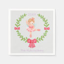 Search for plum napkins Nutcracker