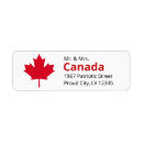 Search for patriotic return address labels Canadian