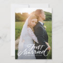 Search for just married thank you cards Typography