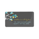Search for cherry blossom return address labels weddings Tree