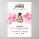 Search for floral graduation posters Celebration