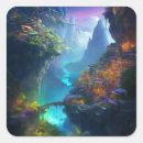 Search for colourful fantasy stickers Landscape