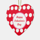 Search for vintage valentine ornaments Red