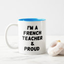 Recherche de professeur français tasses Pour enseignant