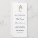 Search for champagne glasses wedding invitations Sparkle