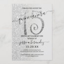 Search for grey ombre invitations Sparkly sparkles