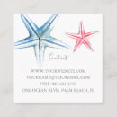 Search for starfish business cards Salon