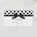 Recherche de polka dot business cards Noir