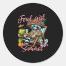 Search for funny girl stickers Summer