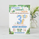 Search for third dinosaur birthday invitations 3rd