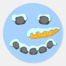 Search for snowman face stickers Carrot