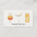 Recherche de bartender cartes visite Mixologiste