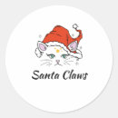 Search for cat claw stickers Santa claws