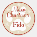 Search for christmas paw print stickers Red