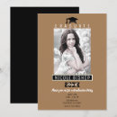 Search for brown and gold graduation invitations College