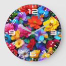 Recherche de multicolore horloges Floral