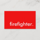Search for firemen business cards Firefighter