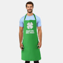 Search for funny st patricks day aprons Clover