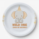 Search for elephant birthday plates Tropical