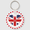 Search for king round keychains England