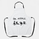 Search for funny cat aprons Black