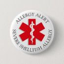 Search for shellfish buttons Alert