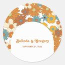 Search for colourful flowers stickers Retro