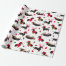 Search for wiener dog christmas wrapping paper Funny