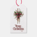 Search for religious christmas gift tags Cross