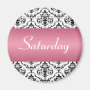 Recherche de rose de damassé magnets Noir