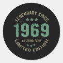 Search for 1969 stickers Birthday